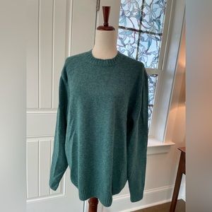 Alan Paine Women’s All Wool Green Sweater UK Size 48”/122cm, Gorgeous Condition!